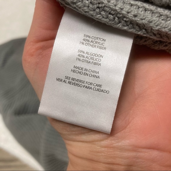 NWT Eddie Bauer Men’s sweater button neck gray cotton knit pullover size L - Picture 11 of 12